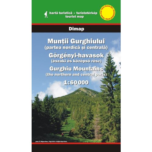 Gurghiu Mountains, hiking map - Dimap