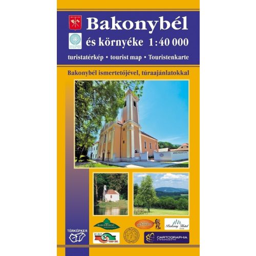 Bakonybél and environs, hiking map - Térképker
