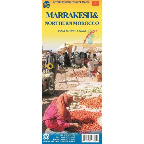 Marrakesh, city map - ITM