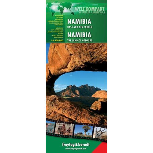 Namibia, travel map - Freytag-Berndt World Compact