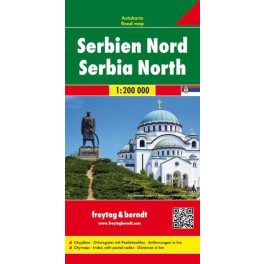 Szerbia (észak) autótérkép - Freytag-Berndt