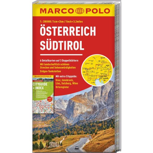 Ausztria térkép szett - Marco Polo