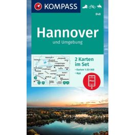   Hannover és környéke turistatérkép szett (WK 848) - Kompass