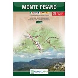 Monte Pisano turistatérkép - Globalmap