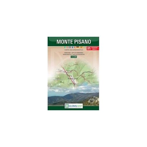 Monte Pisano turistatérkép - Globalmap