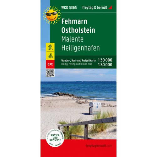 Fehmarn & Kelet-Holstein turistatérkép (WKD 5365) - Freytag-Berndt