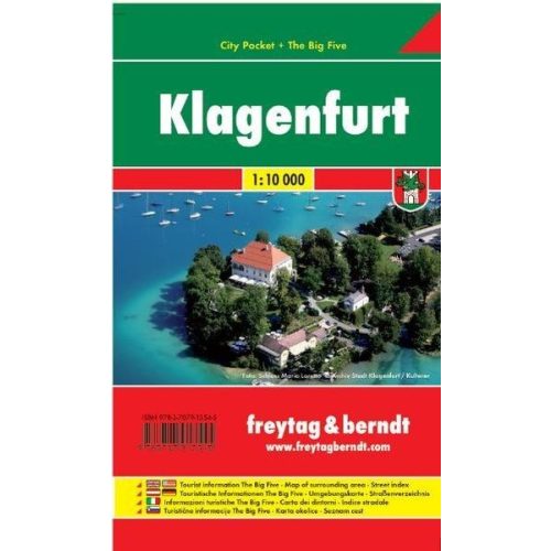 Klagenfurt zsebtérkép - Freytag-Berndt