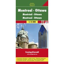 Montreal & Ottawa várostérkép - Freytag-Berndt