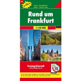 Greater Frankfurt, travel map - Freytag-Berndt Top 10 Tips