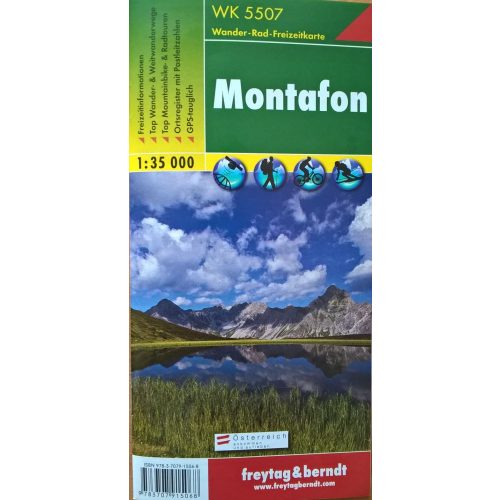 Montafon turistatérkép (WK 5507) - Freytag-Berndt