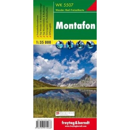 Montafon, hiking map (WK 5507) - Freytag-Berndt