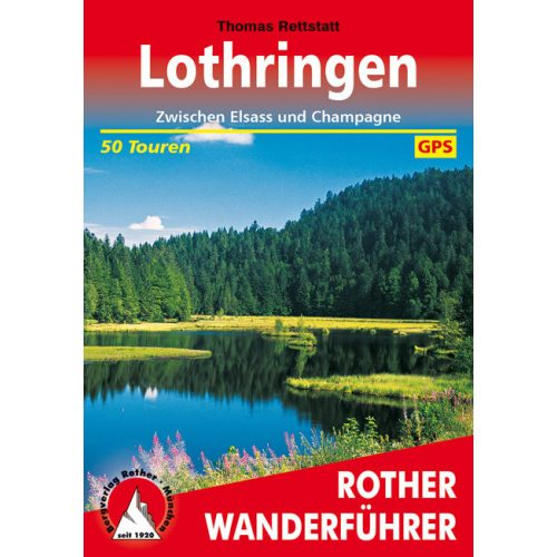 Lotaringia, német nyelvű túrakalauz - Rother