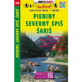   Pieninek, Észak-Szepes, Sáros turistatérkép (234) - ShoCart