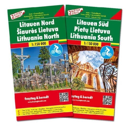 Lithuania, travel map set - Freytag-Berndt