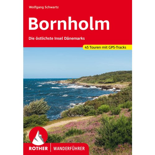 Bornholm, német nyelvű túrakalauz - Rother