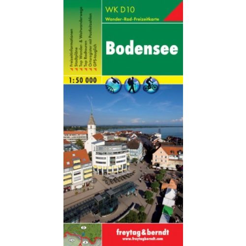 Bodensee turistatérkép (WKD 10) - Freytag-Berndt