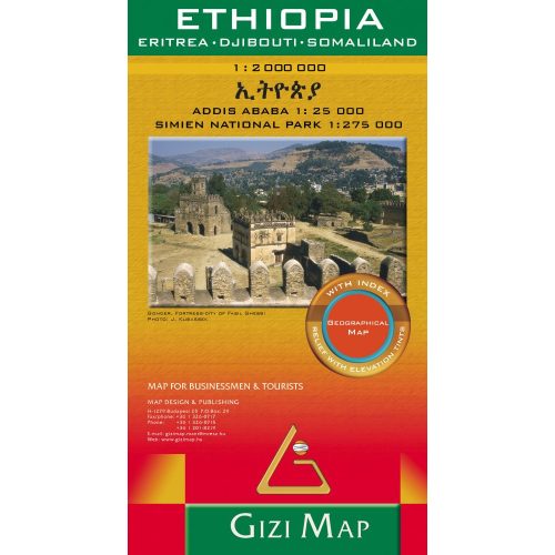 Ethiopia, travel map - Gizimap