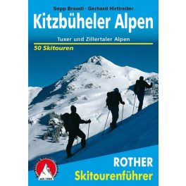 Kitzbüheli-Alpok, német nyelvű sítúrakalauz - Rother