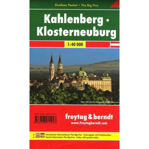 Kahlenberg, Klosterneuburg zsebtérkép - Freytag-Berndt