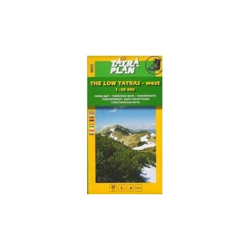 Low Tatra Mountains (West), hiking map (5003) - Tatraplan