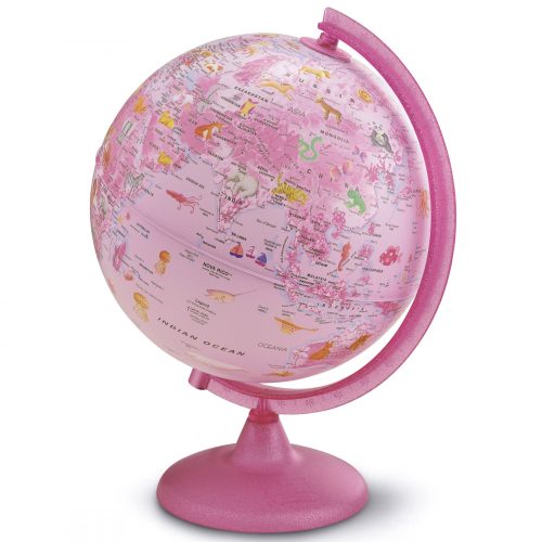 Pink Zoo 25 cm globe - Tecnodidattica