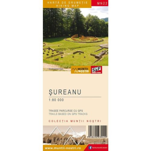 Şureanu Mountains, hiking map - Munţii Noştri