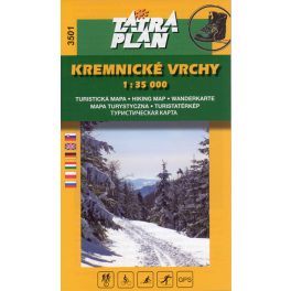 Kremnica Mountains, hiking map (3501) - Tatraplan
