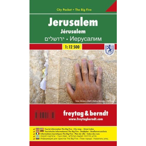 Jeruzsálem zsebtérkép - Freytag-Berndt