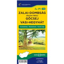   Zalai-dombság (észak), Göcsej turistatérkép - Szarvas & Cartographia