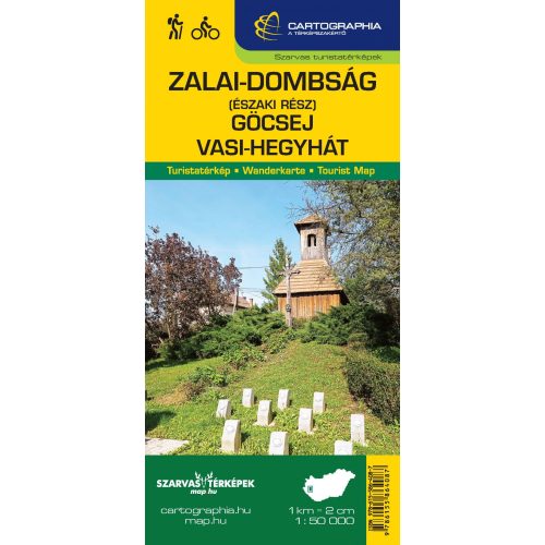 Zala Hills (North) & Göcsej, hiking map - Szarvas & Cartographia
