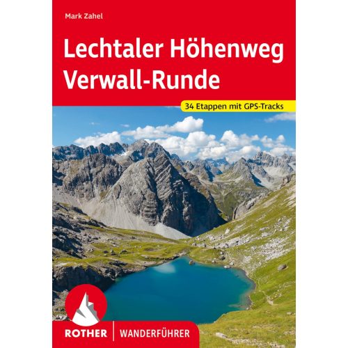 Lechtaler Höhenweg & Verwall-Runde, német nyelvű trekkingkalauz - Rother