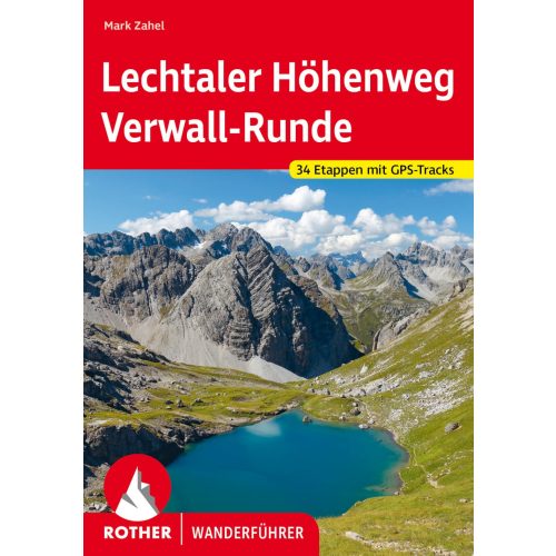 Lechtaler Höhenweg & Verwall-Runde, német nyelvű trekkingkalauz - Rother