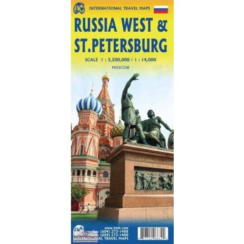 Oroszország (nyugat), Szentpétervár térkép - ITM