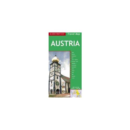 Ausztria térkép - Globetrotter Travel Map