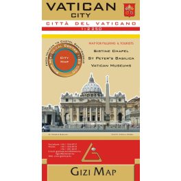 Vatican City, walking map - Gizimap