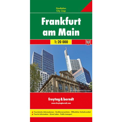 Frankfurt am Main, city map - Freytag-Berndt
