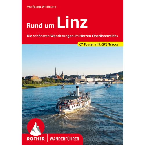 Around Linz, hiking guide in German - Rother