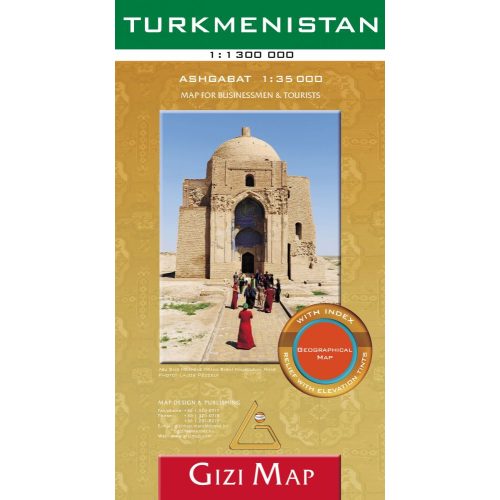 Turkmenistan, travel map - Gizimap