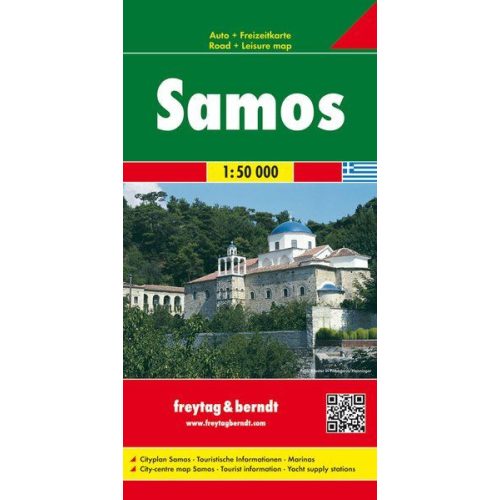 Samos, travel map - Freytag-Berndt