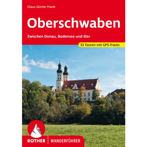 Oberschwaben, német nyelvű túrakalauz - Rother