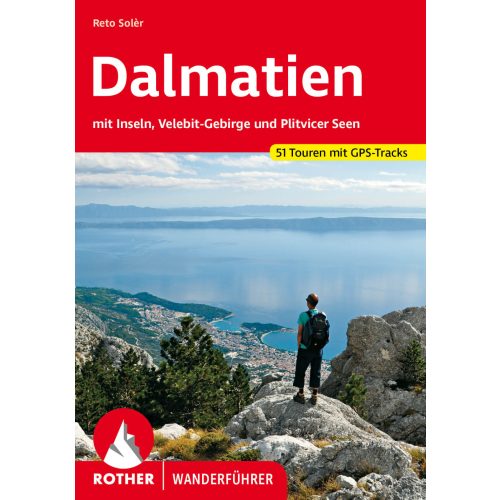 Dalmácia, német nyelvű túrakalauz - Rother