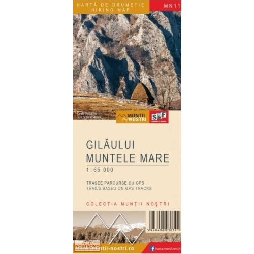 Gilău Mountains & Muntele Mare, hiking map - Munţii Noştri