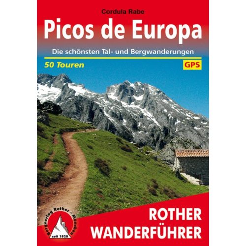Picos de Europa, német nyelvű túrakalauz - Rother