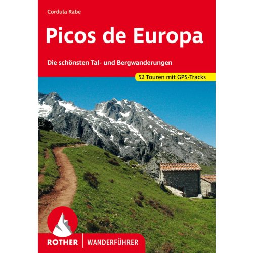 Picos de Europa, német nyelvű túrakalauz - Rother