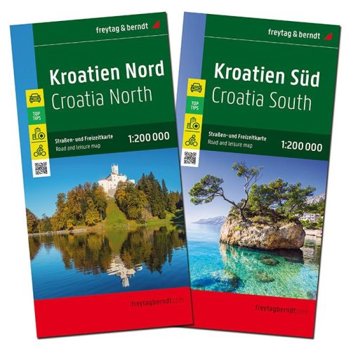 Croatia, travel map set - Freytag-Berndt