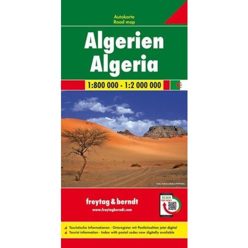Algeria, road map - Freytag-Berndt