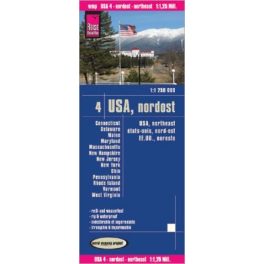 USA: Északkelet (4) térkép - Reise Know-How
