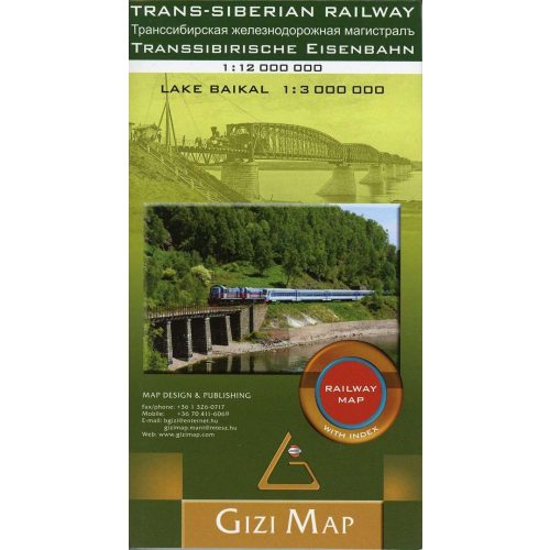 Trans-Siberian Railway, travel map - Gizimap