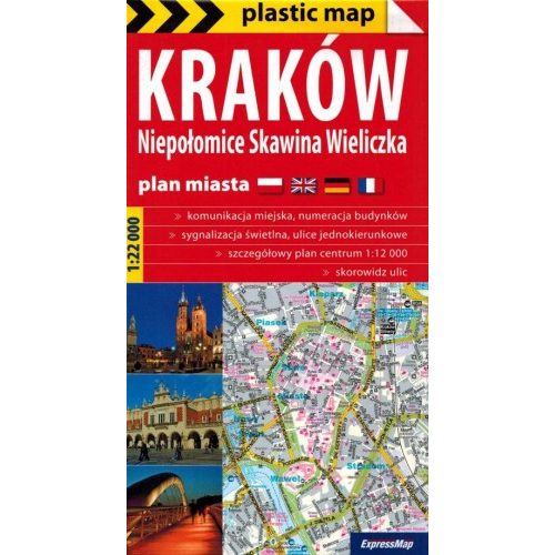 Krakkó térkép - Expressmap