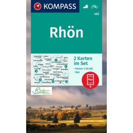 Rhön turistatérkép szett (WK 460) - Kompass